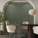 Carrelage Créatif Artisanal Vert Mat - 5x15cm - FV2702064