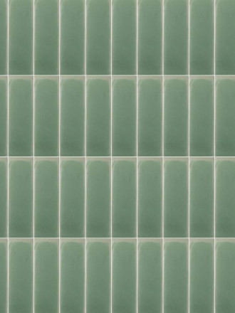 Carrelage Créatif Artisanal Vert Mat - 5x15cm - FV2702064