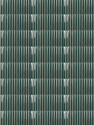 Carrelage Douceur Vert Sapin Brillant - 12.5x25cm - FV2702076