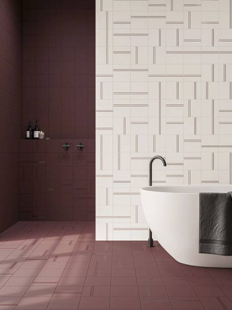 Carrelage Tiret Bordeaux - 15x15cm - FV2702090