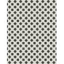 Carrelage Imitation Mosaïque Blanc et Noir - 28x28cm - FV2702095