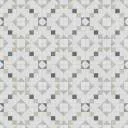 Carrelage Imitation Mosaïque Blanc et Noir - 28x28cm - FV2702095