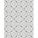 Carrelage Imitation Mosaïque Motif Croix Bleu, Vert et Beige - 28x28cm - FV2702100