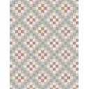 Carrelage Imitation Mosaïque Blanc et Noir - 28x28cm - FV2702095
