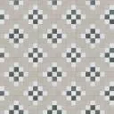 Carrelage Imitation Mosaïque Blanc et Noir - 28x28cm - FV2702095