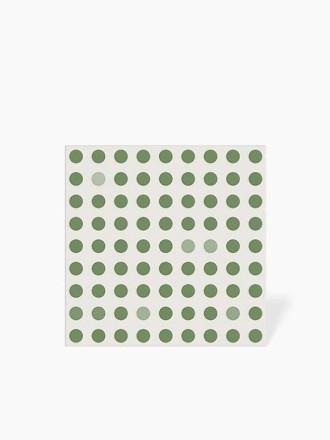Carrelage Mural Point Vert  - 13x13cm - FV2702124