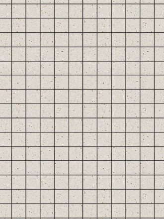 Mosaïque carrée sur maille Blanc Moucheté - 30x30cm - FV2702129