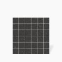 Mosaïque carrée sur maille Noir Moucheté - 30x30cm - FV2702130