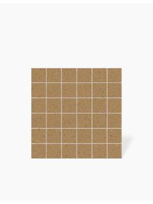 Mosaïque carrée sur maille Ocre Mouchetée - 30x30cm - FV2702131