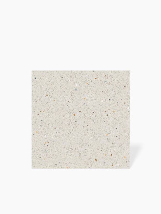 Carrelage Motif Apect Terrazzo Blanc et Noir 20x20cm - R10 - FV2702139