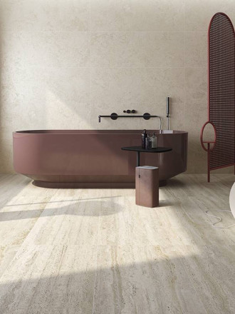 Carrelage Mural Travertin Beige 32x99cm - FV2702143