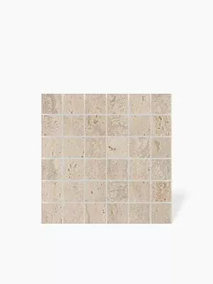 Mosaïque Anti-dérapante Travertin Beige - R10 - 30x30cm - FV2702148