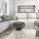 Carrelage Imitation Marbre Blanc rectifié - 60x120cm - FV2702154