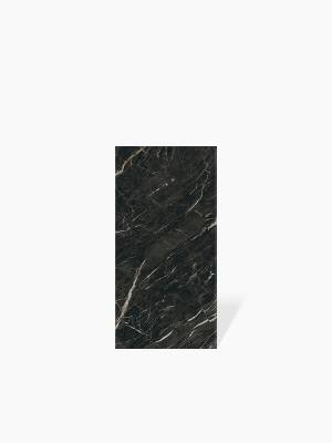 Carrelage Imitation Marbre Noir Mat Rectifié - 60x120cm - FV2702155