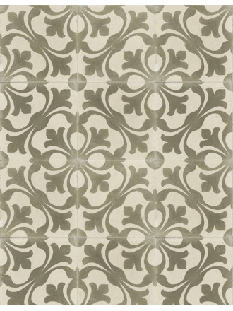 Carrelage Prédécoupé à Motif Floral Sauge - 45x45cm - FV2702160