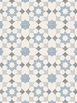 Carrelage Tara Etoile Bleue -  22.3x22.3cm - FV2702165