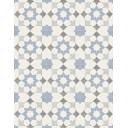 Carrelage Tara Etoile Bleue - 22.3x22.3cm - FV2702165