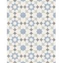 Carrelage Tara Etoile Bleue - 22.3x22.3cm - FV2702165