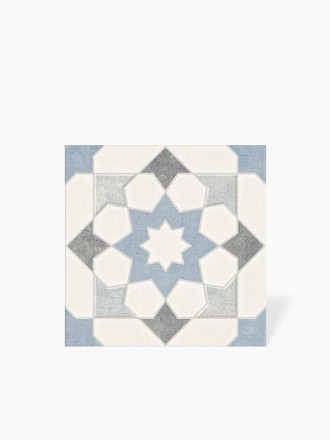 Carrelage Tara Etoile Bleue -  22.3x22.3cm - FV2702165