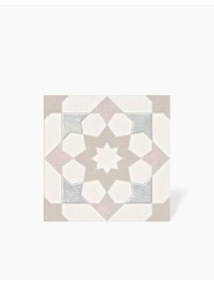 Carrelage Tara Etoile Taupe - 22.3x22.3cm - FV27021666