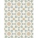 Carrelage Tara Fleur Verte - 22.3x22.3cm - FV2702167