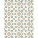 Carrelage Tara Fleur Verte - 22.3x22.3cm - FV2702167