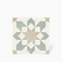 Carrelage Tara Fleur Verte - 22.3x22.3cm - FV2702167