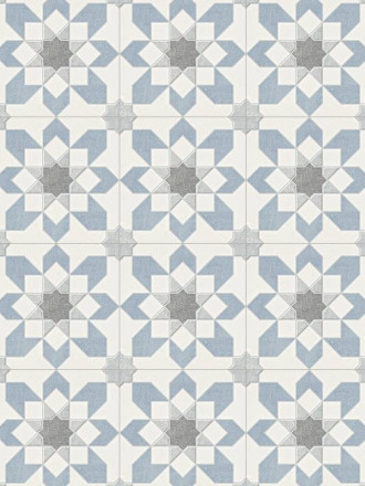 Carrelage Tara Fleur Bleue -  22.3x22.3cm - FV2702168