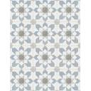 Carrelage Tara Fleur Bleue - 22.3x22.3cm - FV2702168