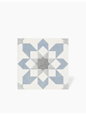 Carrelage Tara Fleur Bleue - 22.3x22.3cm - FV2702168