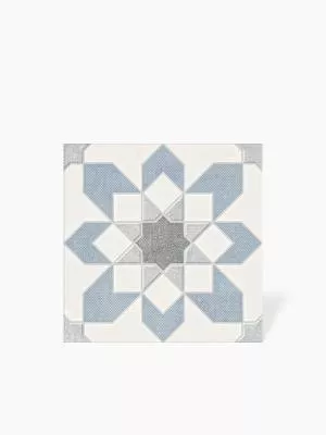 Carrelage Tara Etoile Verte - 22.3x22.3cm - FV2702164