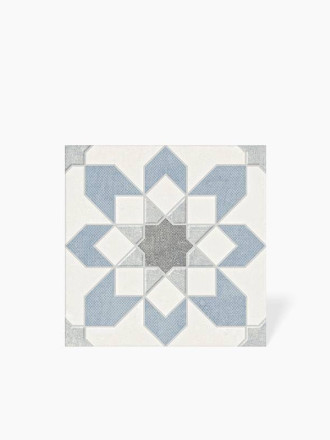Carrelage Tara Fleur Bleue -  22.3x22.3cm - FV2702168