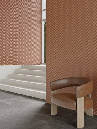 Carrelage Relief Flèche Terracotta - 15x38cm - FV2702174