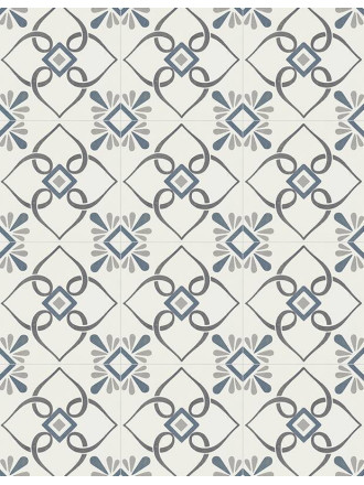 Carrelage Provence Fleur Bleue 22.3x22.3cm - FV2702177