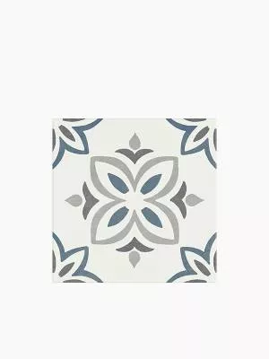 Carrelage Provence Fleur Bleue 22.3x22.3cm - FV2702177