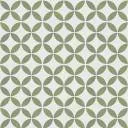 Carrelage Maya Pétales de Fleur Vert Amande - 22.3x22.3cm - FV2702181