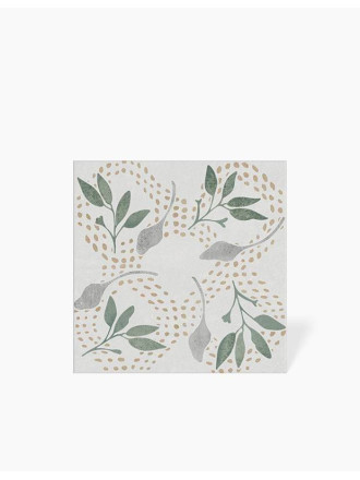Carrelage Nazca Floral - Sol et Mur - 12.3x12.3cm - FV2702182