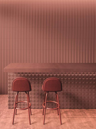 Carrelage Relief Bordeaux - 10x40cm - FV2702185