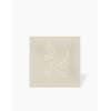 Kachel Fayence Weiß Perle Blume - 13x13cm - FV2702119