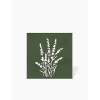 Kachel Fayence Grün Royal Blume - 13x13cm - FV2702121