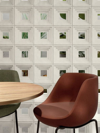 Claustra Relief Marron Brun - 19.8x19.8cm - FV2702187