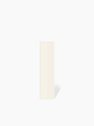 Carrelage Rectangulaire Relief Blanc - 10x40cm - FV2702186