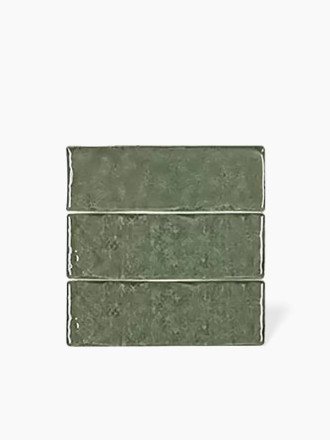 Faïence Lumineuse Vert Kaki- 5x15cm - FV2702198