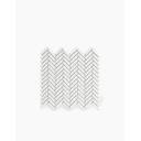 Carrelage Chevron Sur Maille - Blanc - 28.3X27.7cm - FV2702213