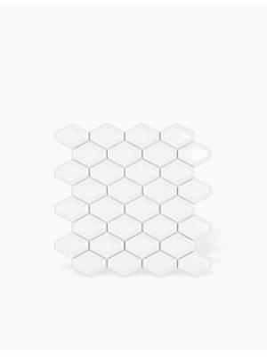 Carrelage Hexagone Sur Maille - Blanc - 25.9x25cm - FV2702214