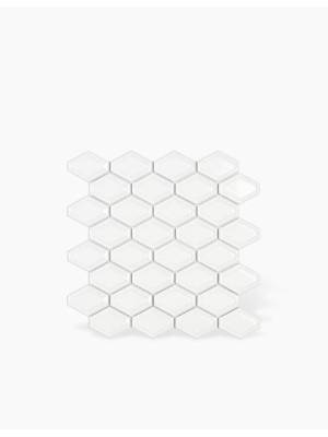Carrelage Hexagone Sur Maille - Blanc - 25.9x25cm - FV2702214