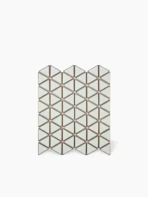 Carrelage Chevron Sur Maille - Blanc - 28.3X27.7cm - FV2702213