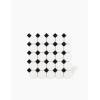 Mosaikfliese mit Cabochons - Weiß und Schwarz - 29,5x29,5cm - FV2702218