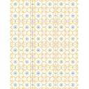 Carrelage Floral Dahlia 2 Imitation Carreau de Ciment - 25X25 CM - FV2702242