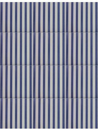 Carrelage Sol et Mur Rayure 01  Bleu Ciel - 15x15cm - FV2702254